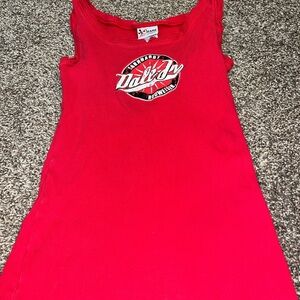 Vintage Nascar Shirt Womens Medium Red Dale Earnhardt JR Budweiser Racing Y2K *